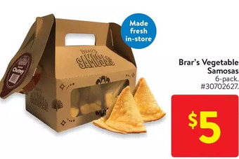 Walmart Brar's Vegetable Samosas offer
