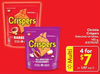 Walmart Christie Crispers offer