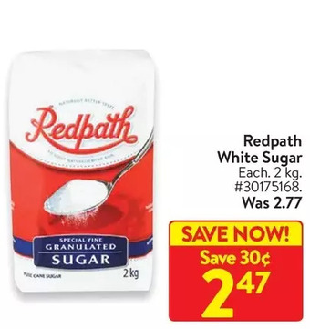 Walmart Redpath White Sugar offer