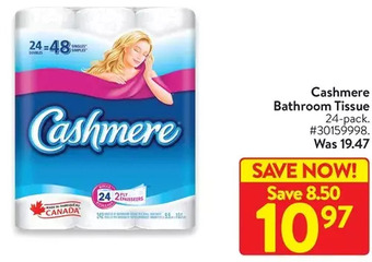 Walmart Cashmere Bathroom Tissue offer