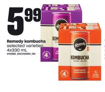 Loblaws Remedy Kombucha offer