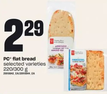 Loblaws PC Flat Bread offer