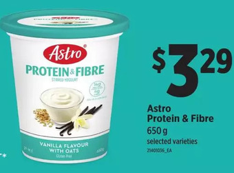 Loblaws Astro Protein & Fibre offer