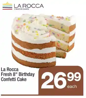Highland Farms La Rocca Fresh 8" Birthday Confetti Cake offer