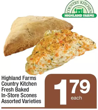 Highland Farms Highland Farms Country Kitchen Fresh Baked in-Store Scones offer