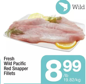 Highland Farms Fresh Wild Pacific Red Snapper Fillets offer