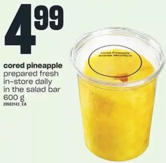 Independent Grocer Cored Pineapple offer