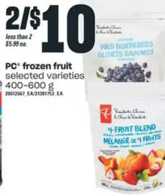 Independent Grocer PC Frozen Fruit offer
