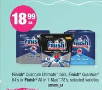 Independent Grocer Finish Quantum Ultimate, Finish Quantum or Finish All in 1 Max offer