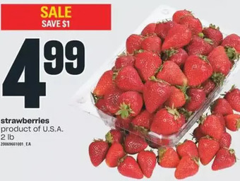 Independent Grocer Strawberries offer