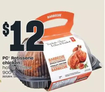 Independent Grocer PC Rotisserie Chicken offer