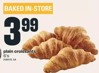 Independent Grocer Plain Croissants offer