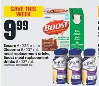 Independent Grocer Ensure or Glucerna Meal Replacement Drinks, Boost Meal Replacement Drinks offer