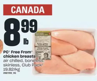 Independent Grocer PC Free from Chicken Breasts offer