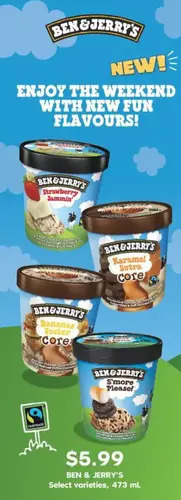 Fortinos Ben & Jerry's offer
