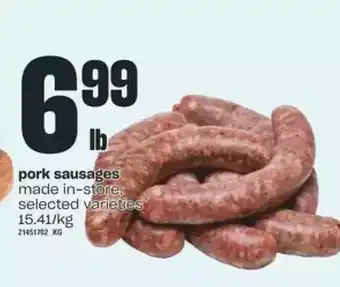 Valu-mart Pork Sausages offer