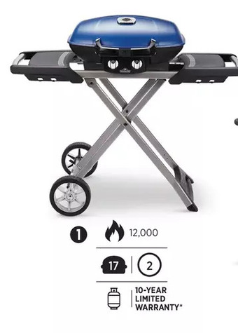 Canadian Tire Napoleon TravelQ Scissor Cart Grill offer