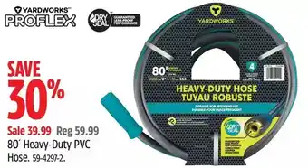 Canadian Tire Yardworks 80' Heavy-Duty PVC Hose offer