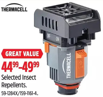 Canadian Tire Thermacell Insect Repellents offer