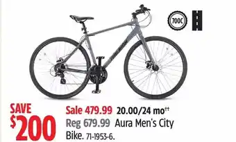 Canadian Tire Raleigh Aura Men's City Bike offer