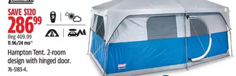 Canadian Tire Coleman Hampton Tent offer