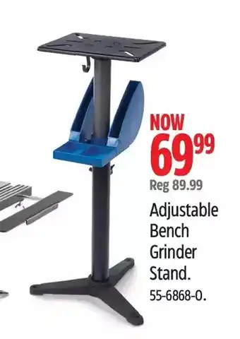 Canadian Tire Adjustable Bench Grinder Stand offer