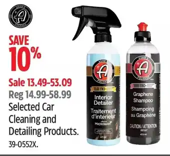 Canadian Tire Adam's Polishes Car Cleaning and Detailing Products offer