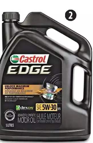 Canadian Tire Edge Titanium Synthetic Motor Oil offer