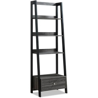 The Brick Eden Ladder-Style Bookcase - Grey offer