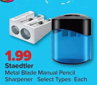PharmaChoice Staedtler Metal Blade Manual Pencil Sharpener offer
