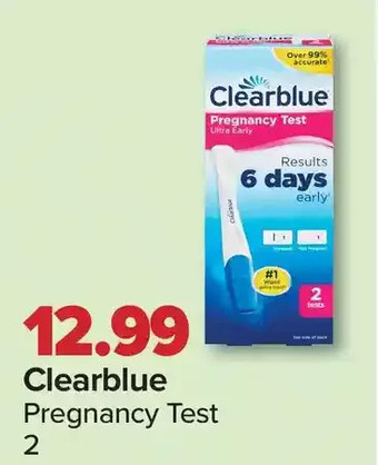 PharmaChoice Clearblue Pregnancy Test offer