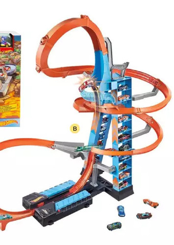 Toys R us Hot Wheels Sky Crash Tower Track Set offer