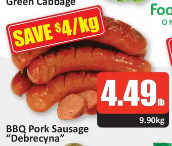 Starsky BBQ Pork Sausage "Debrecyna" offer
