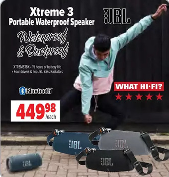2001 Audio Video Jbl Xtreme 3 Portable Waterproof Speaker offer