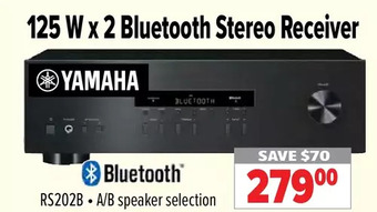 2001 Audio Video Yamaha 125 W X 2 Bluetooth Stereo Receiver offer