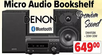 2001 Audio Video Denon Micro Audio Bookshelf offer