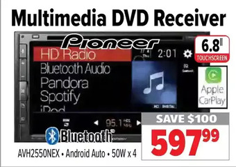 2001 Audio Video Pioneer Multimedia DVD Receiver offer