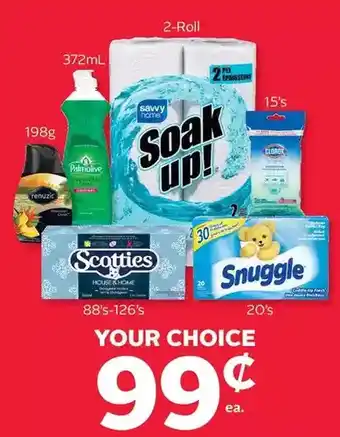 Rexall Clorox, Renuzit, Palmolive, Old Dutch, Savvy Facial Tissues, Soak up, Vim Cream, Snuggle, Comet offer