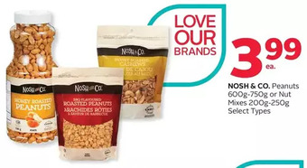 Rexall Nosh & Co. Peanuts or Nut Mixes offer