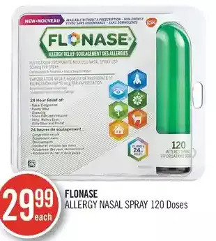 Shoppers Drug Mart Flonase Allergy Nasal Spray offer