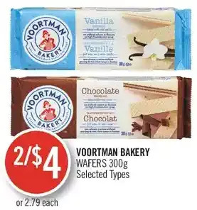 Shoppers Drug Mart Voortman Bakery Wafers offer