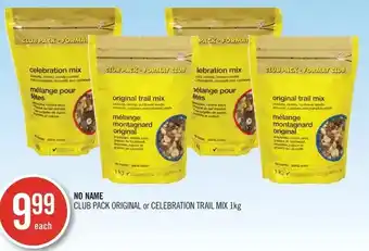 Shoppers Drug Mart No Name Club Pack Original Trail Mix or Celebration Mix offer