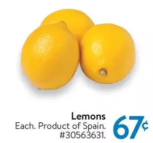 Walmart Lemons offer