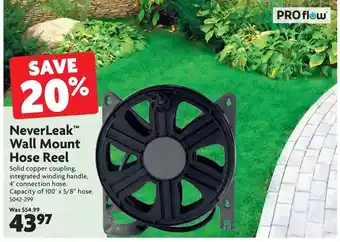 Home Hardware Neverleak Wall Mount Hose Reel offer