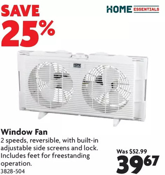 Home Hardware Window Fan offer