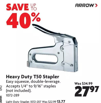 Home Hardware Light Duty Stapler | Heavy Duty T50 Stapler offer