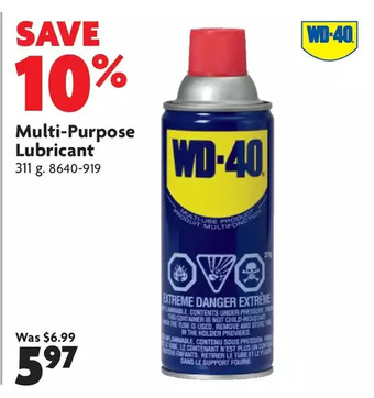 Home Hardware Multi-Purpose Lubricant offer