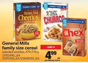 Real Canadian Superstore General mills family size cereal offer