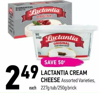 Coppa's Fresh Market Lactantia cream cheese offer