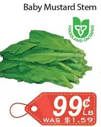 Ample Food Market Baby mustard stem offer